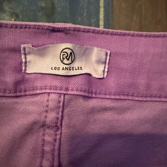 RFM - Garment Dyed, Raw Hem Shorts - Purple - 1x - - Picture 2 of 11